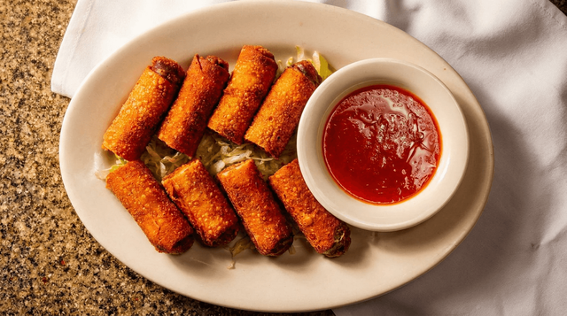 Steak & Cheese Egg Roll.